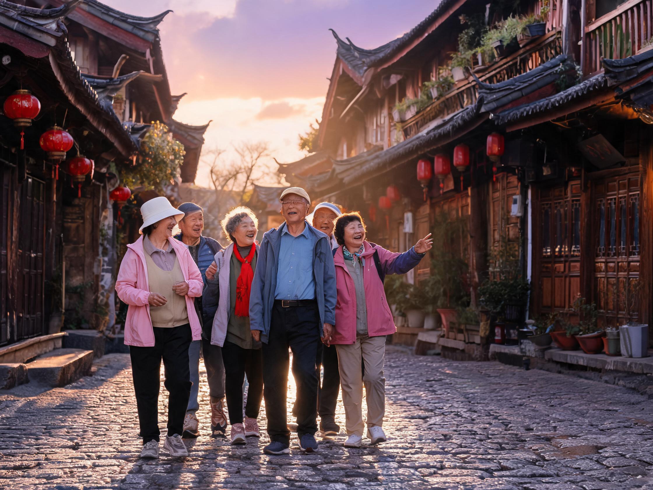 老年人结伴旅行